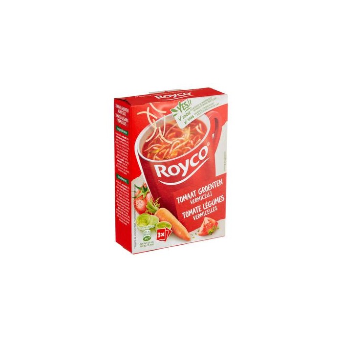 Soupe Tomate Légumes Vermicelle Royco (3 Sachets)