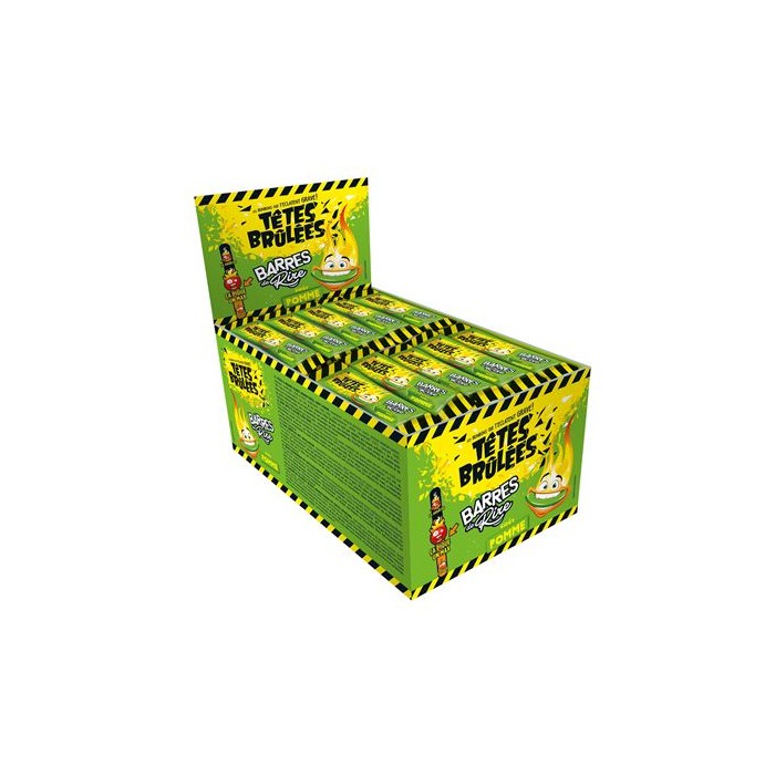 Têtes Brulées Pomme 150 Sticks Boite Présentoir