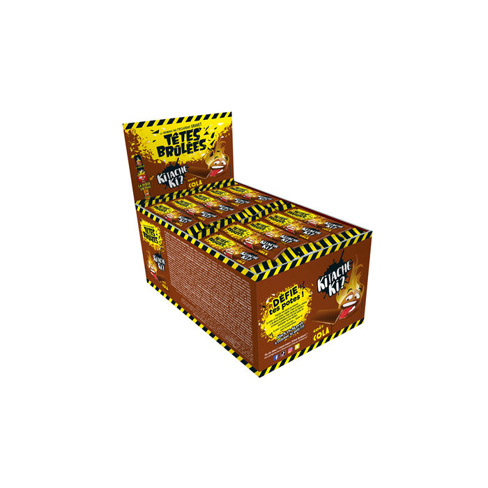 Têtes Brulées Cola 150 Sticks Boite Présentoir