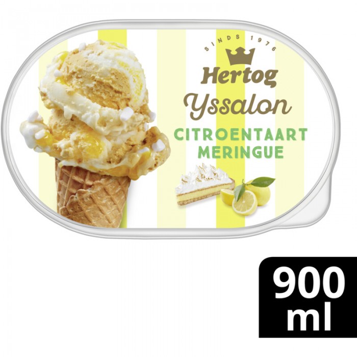 Glace Tarte Citron Meringué 900ml Hertog