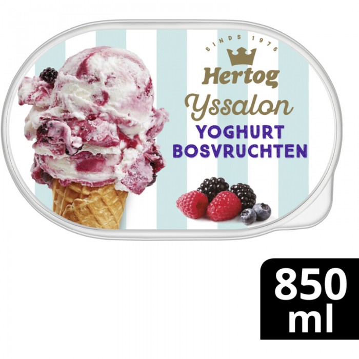 Glace Yaourt Fruits des Bois 825ml Hertog