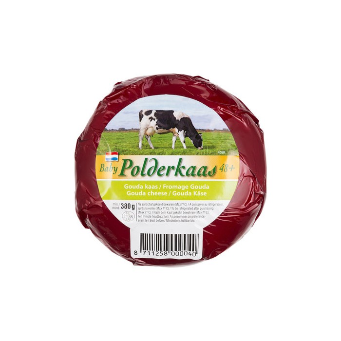 Gouda jeune en Boule "Baby" 380g Polderkaas