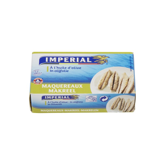 Filets Maquereau Huile Olive 125g Impérial