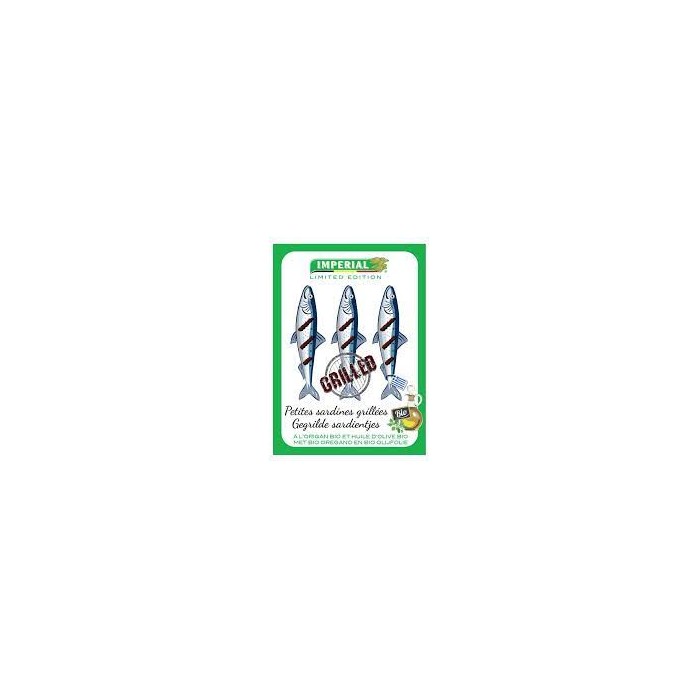 Sardines Grillées Origan & Huile Olive BIO 100g Impérial