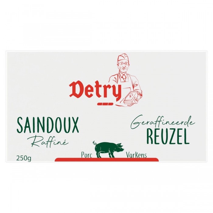 Saindoux raffiné Pain 250g Detry Aubel