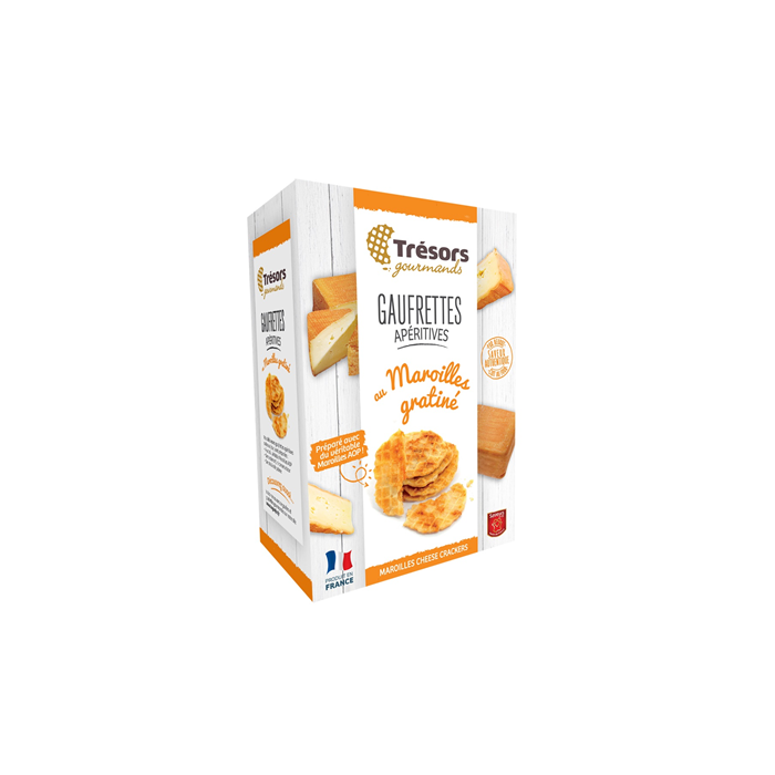 Gaufrettes Apéritives Maroilles 60g Trésors