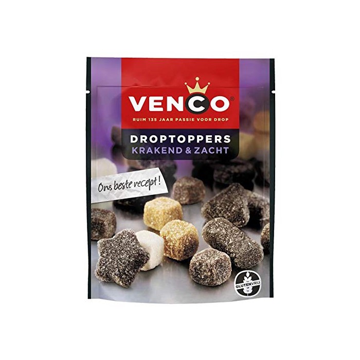 Réglisse Gommes Douces "Krakend & Zacht" 205g Venco