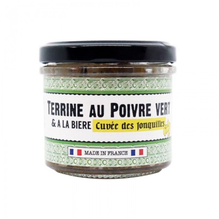 Terrine Poivre vert & Bière des Jonquille 100g Picotti