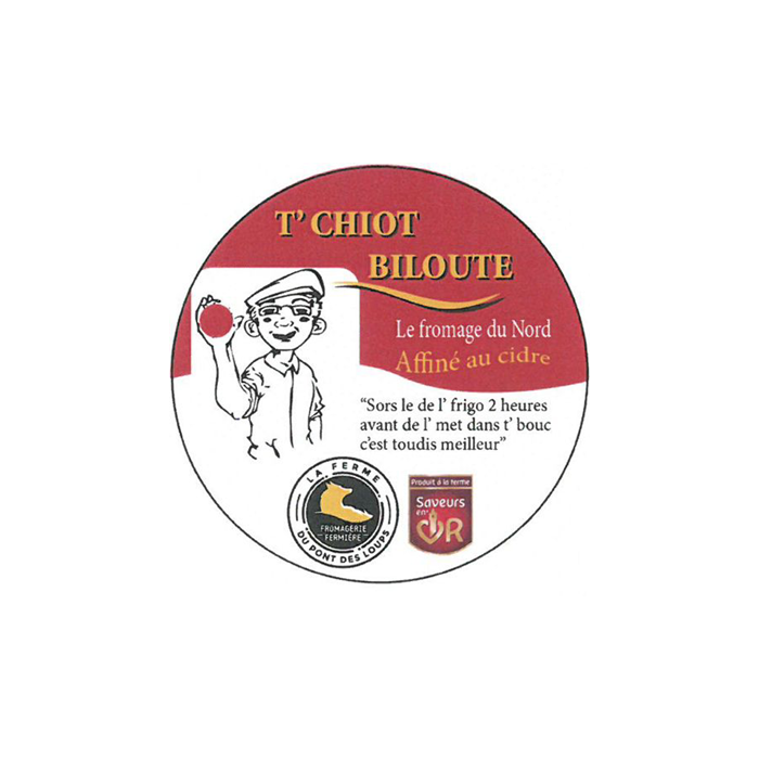 Le T'Chiot Biloute au Cidre 170g Pont des Loups