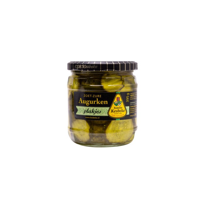 Cornichons en Rondelles au vinaigre 430ml Kesbeke