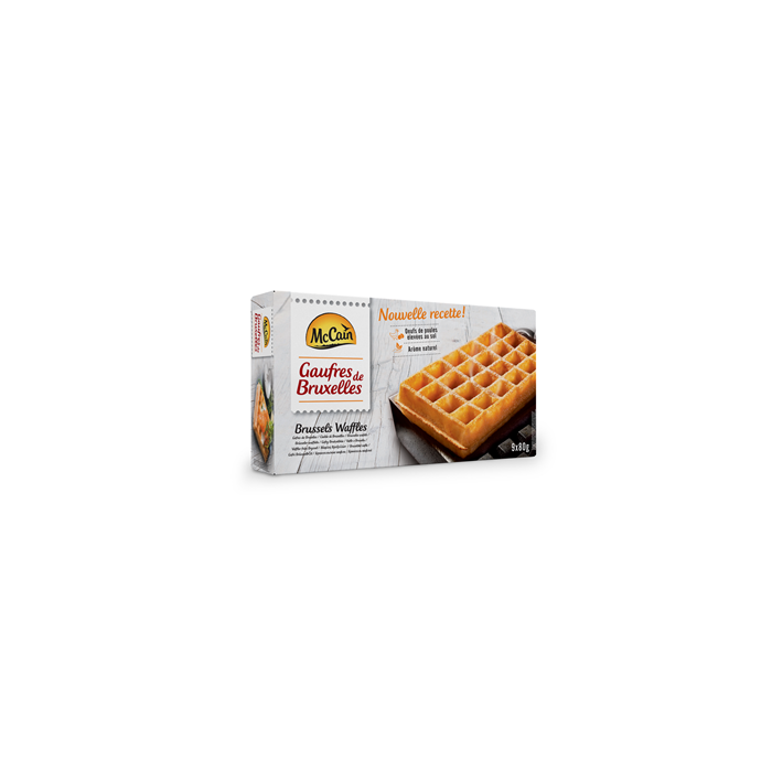 Gaufres Bruxelles 9 x 80g Mc Cain