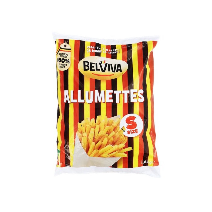 Frites Allumettes 1.6kg Belviva