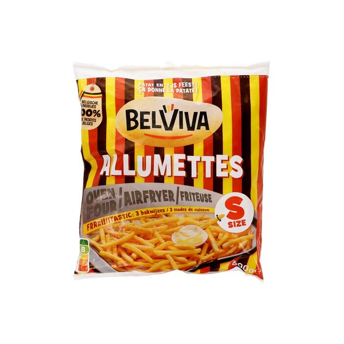 Frites Allumettes 600g Belviva