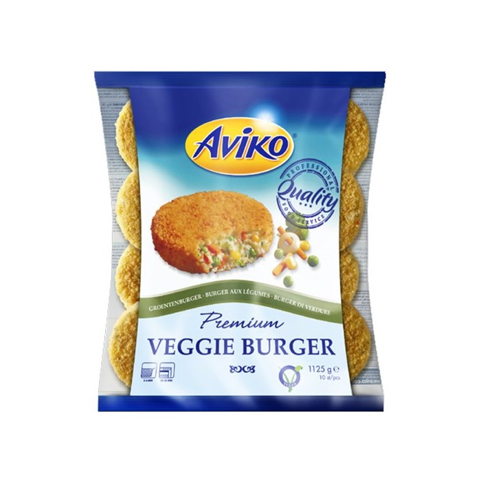 Burger Veggie 10 x 112.5g Aviko