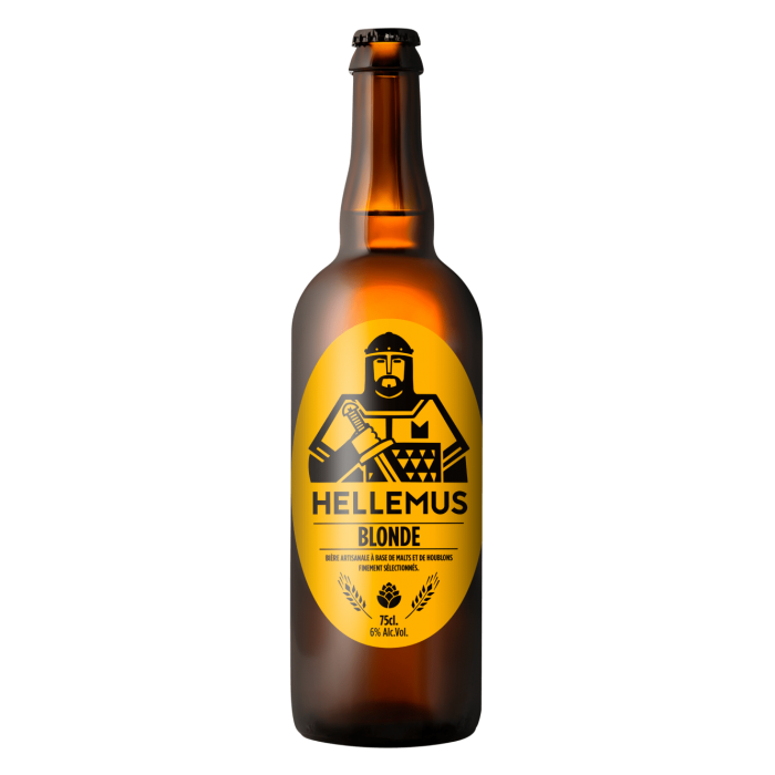 Bière Hellemus Blonde BIO 75cl