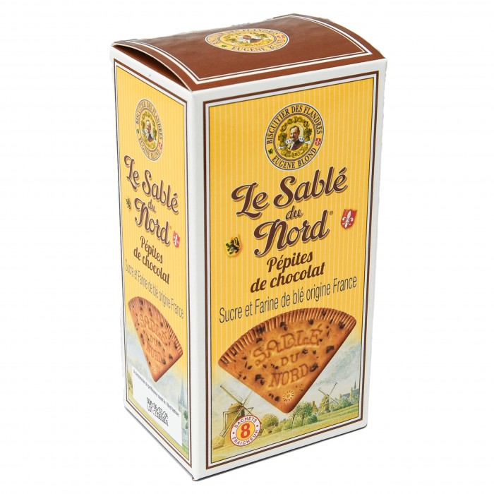 Sablés du Nord Pépites Chocolat 165g E.Blond