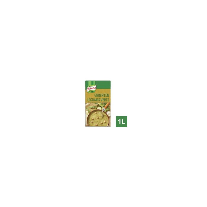 Soupe Légumes Verts et Boulettes Brique 1L Knorr