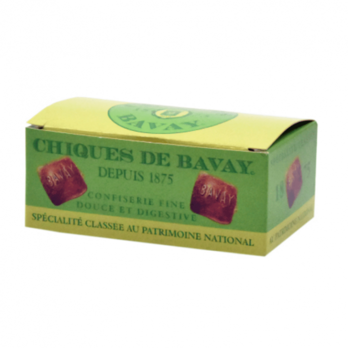 Chiques de Bavay 100g Coffret carton