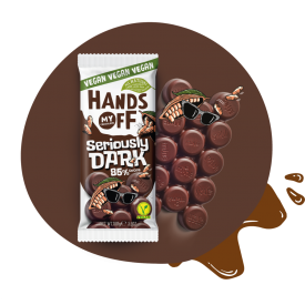 Chocolat VEGAN Noir 85% 85g Hands Off