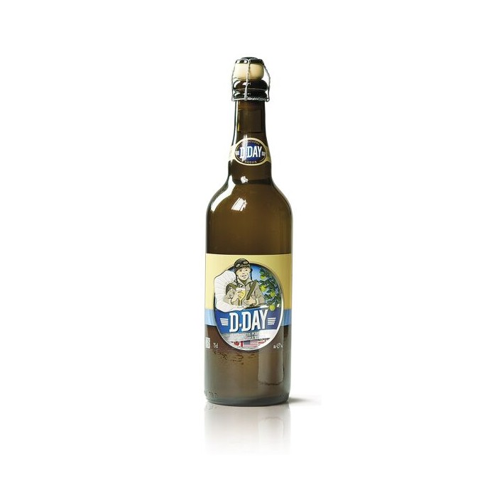 Bière du D-Day Blanche à la pomme verte 75cl