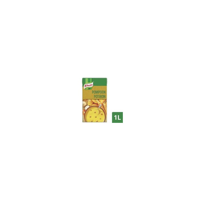 Soupe Potiron et Boulettes Brique 1L Knorr
