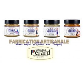 Rillettes de Saumon au citron confit 100g Pérard
