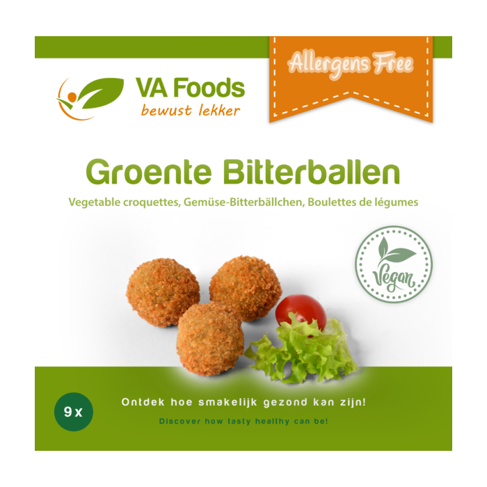 Boulettes de Légumes Sans Gluten 9 x 25g VA Foods