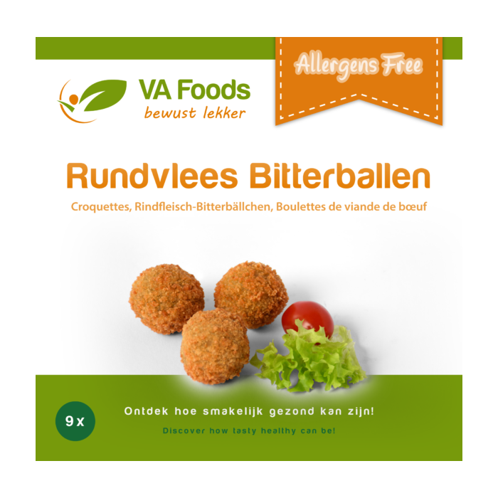 Boulettes Boeuf sans Gluten 9 x 25g VA Foods