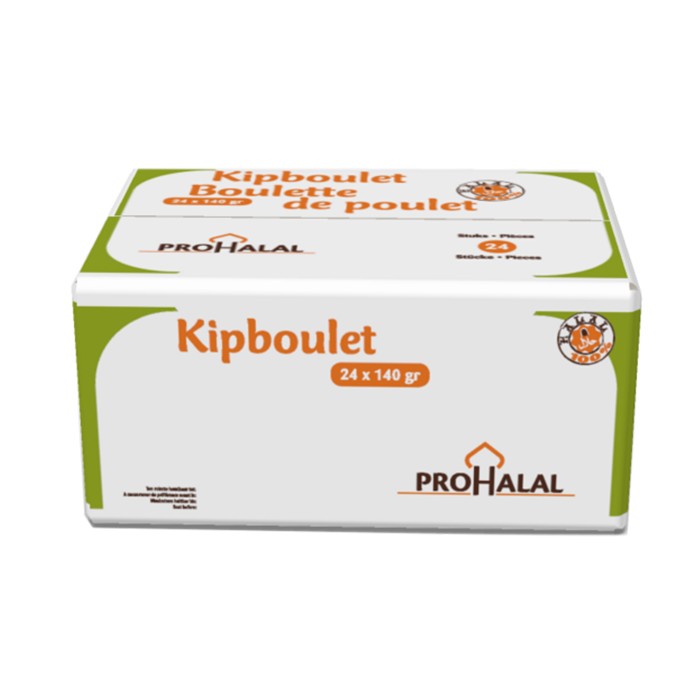 Boulettes de Poulet Halal 24 x 140g Vanreusel