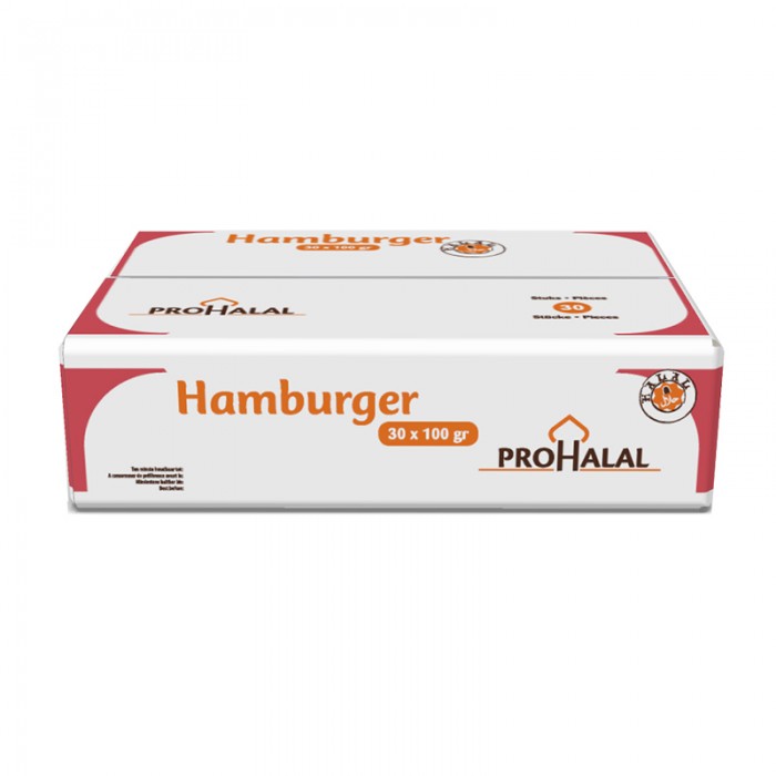Hamburger de Poulet Halal 30 x 100g Vanreusel