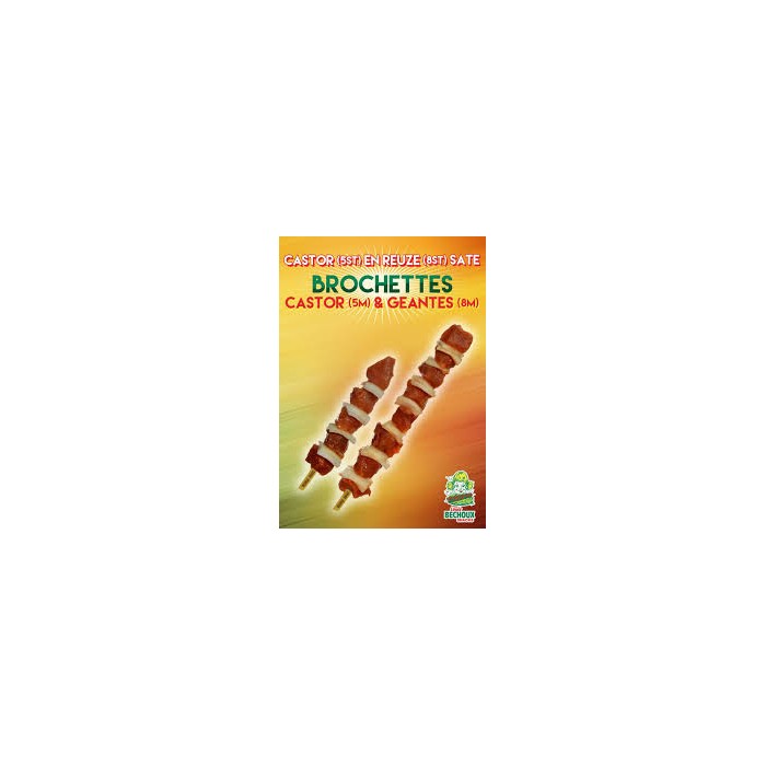 Brochette Porc Castor 8 x 90g Bechoux
