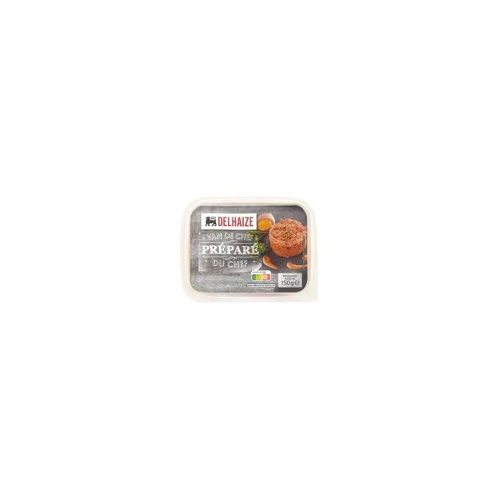 Américain Préparé du Chef (Boeuf) barquette 150g Delhaize