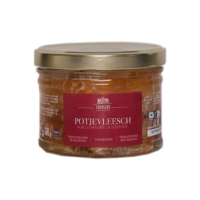 Potjevleesch 3 Viandes SANS OS 400g Lucullus