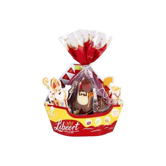 St Nicolas Bateau (chocolat au lait) 125g Libeert