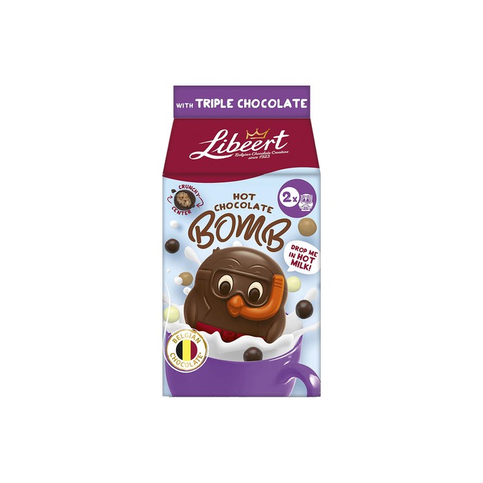 Figurines (2) Chocolat au lait & Pépites Chocolatées 80g Libeert